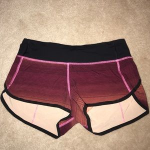 Lululemon speed shorts, 2.5”